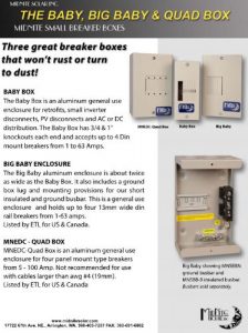 MidNite Solar BabyBox Spec Sheet