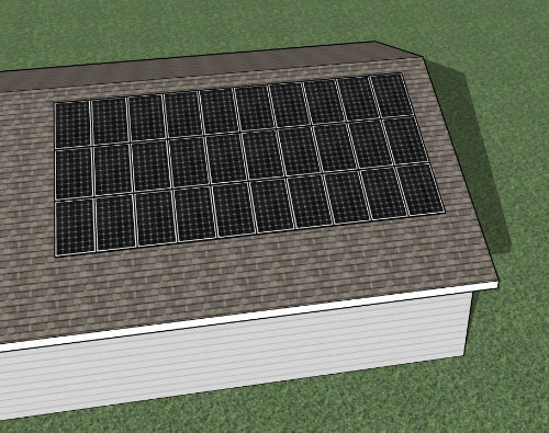 UniRac Solar Mount 5 Foot Solar Panel Mounting Rack with Mounting Hardware 