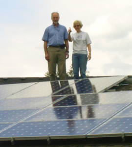 Happy Solar Customers on Roof