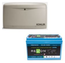 Kohler Generator and RELiON Battery