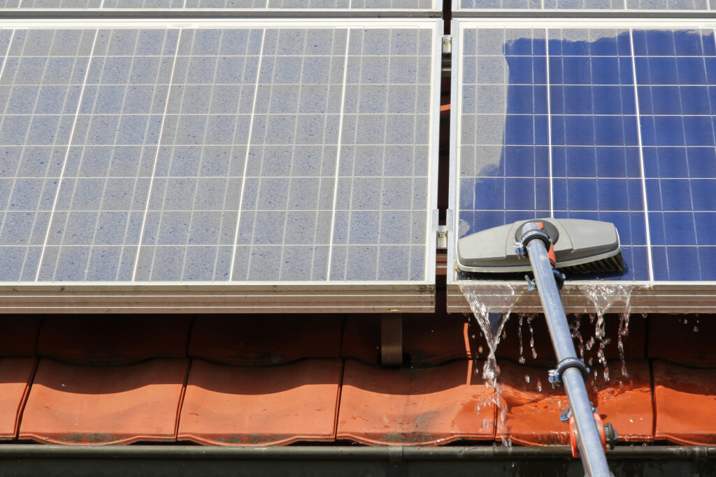 How to clean your solar panels.