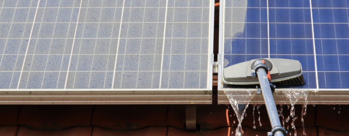 How to clean your solar panels.