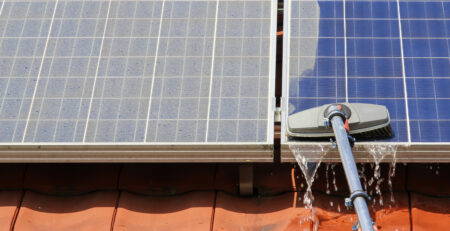 How to clean your solar panels.