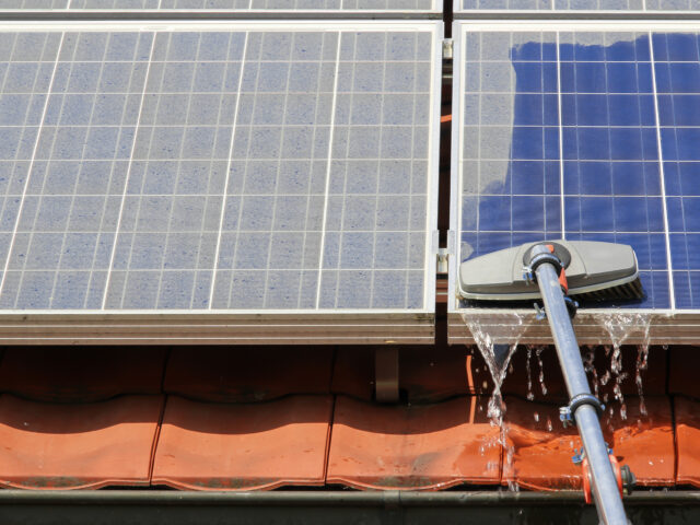 How to clean your solar panels.